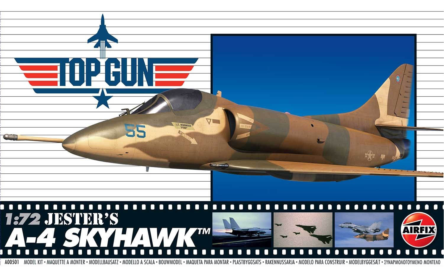 Top Gun Jester's A-4 Skyhawk - Airfix A00501 | kingshobby.com