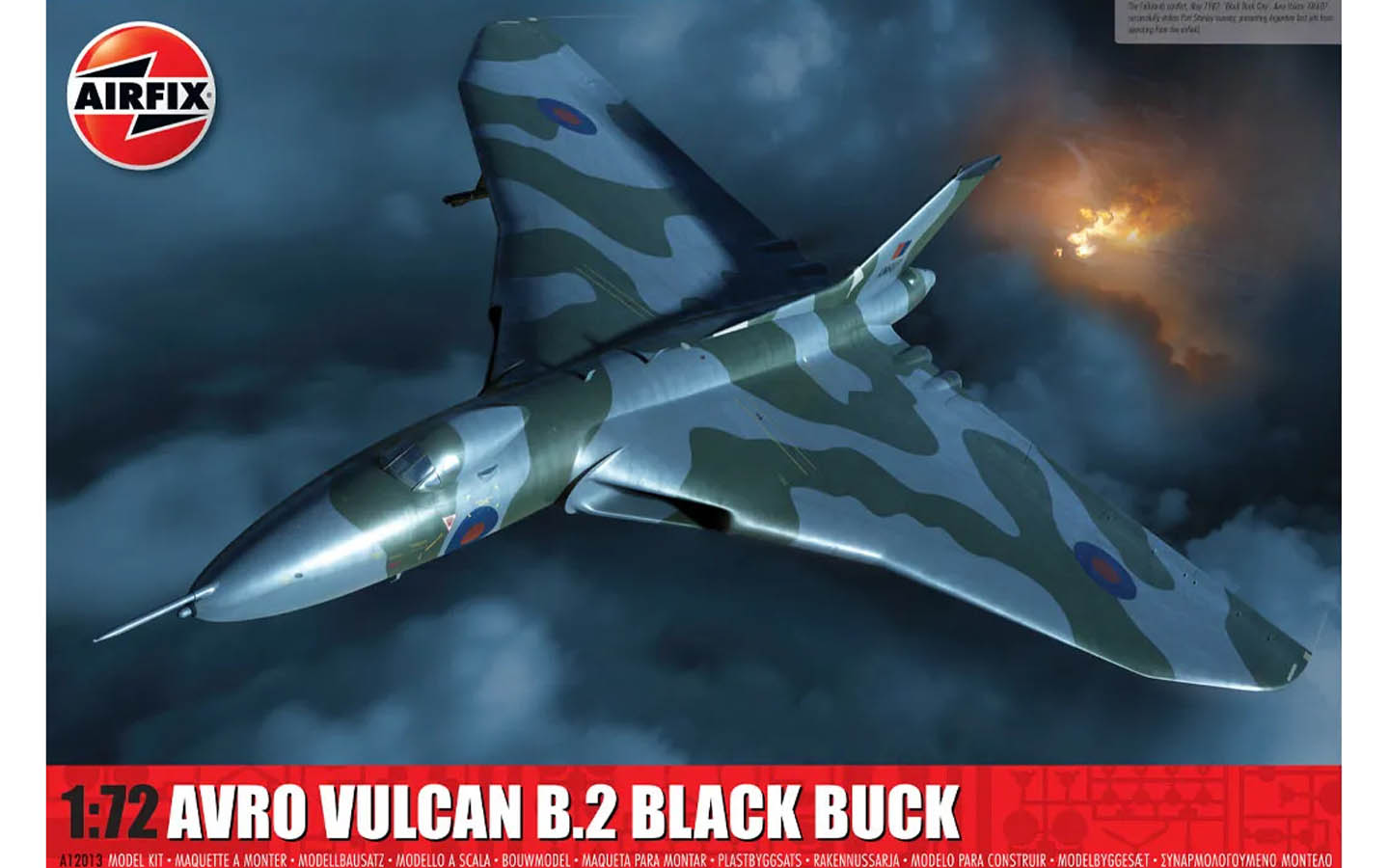 Avro Vulcan B.2, Black Buck - Airfix A12013 | kingshobby.com