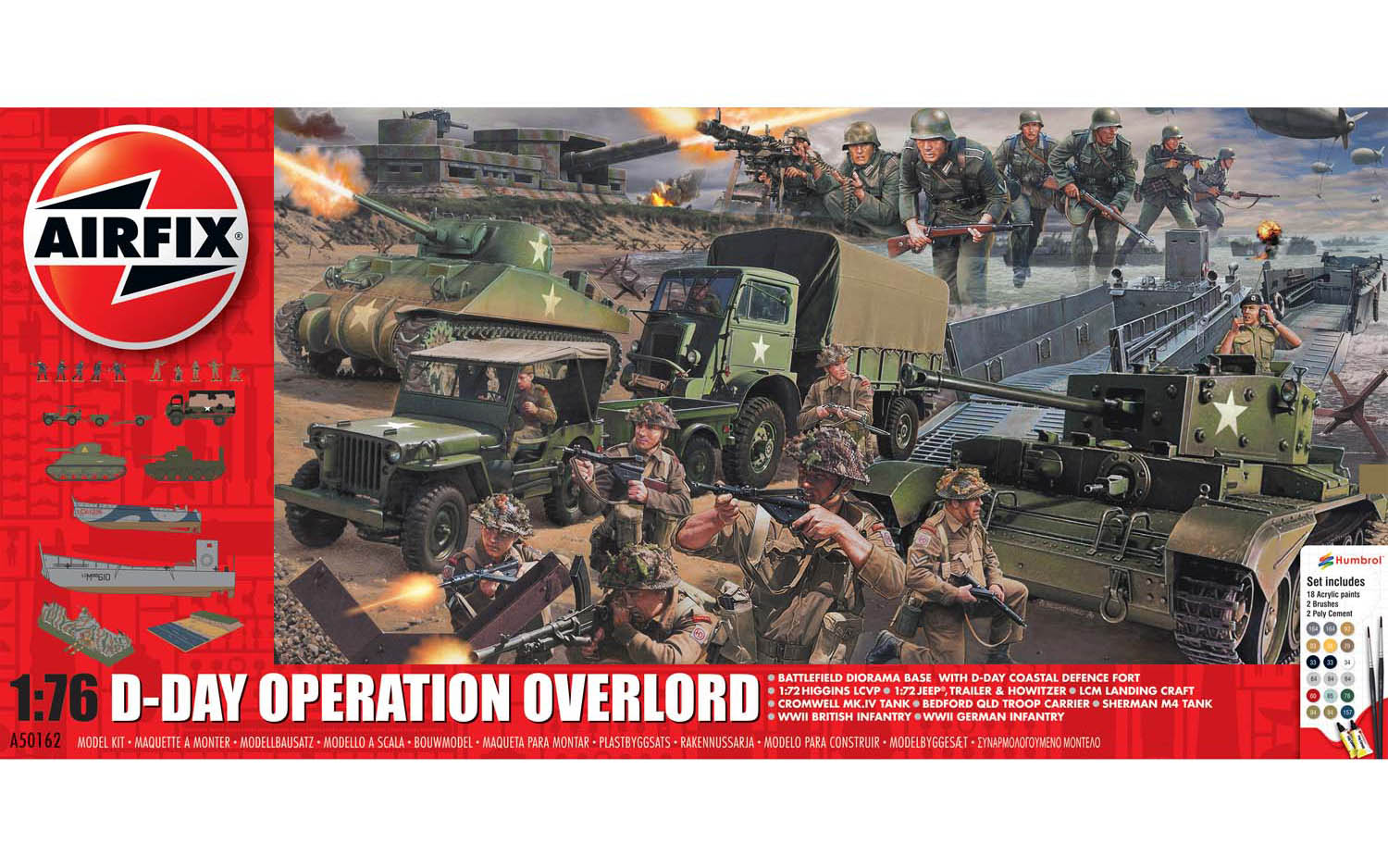 D-Day Operation Overlord Set - Airfix A50162A | kingshobby.com