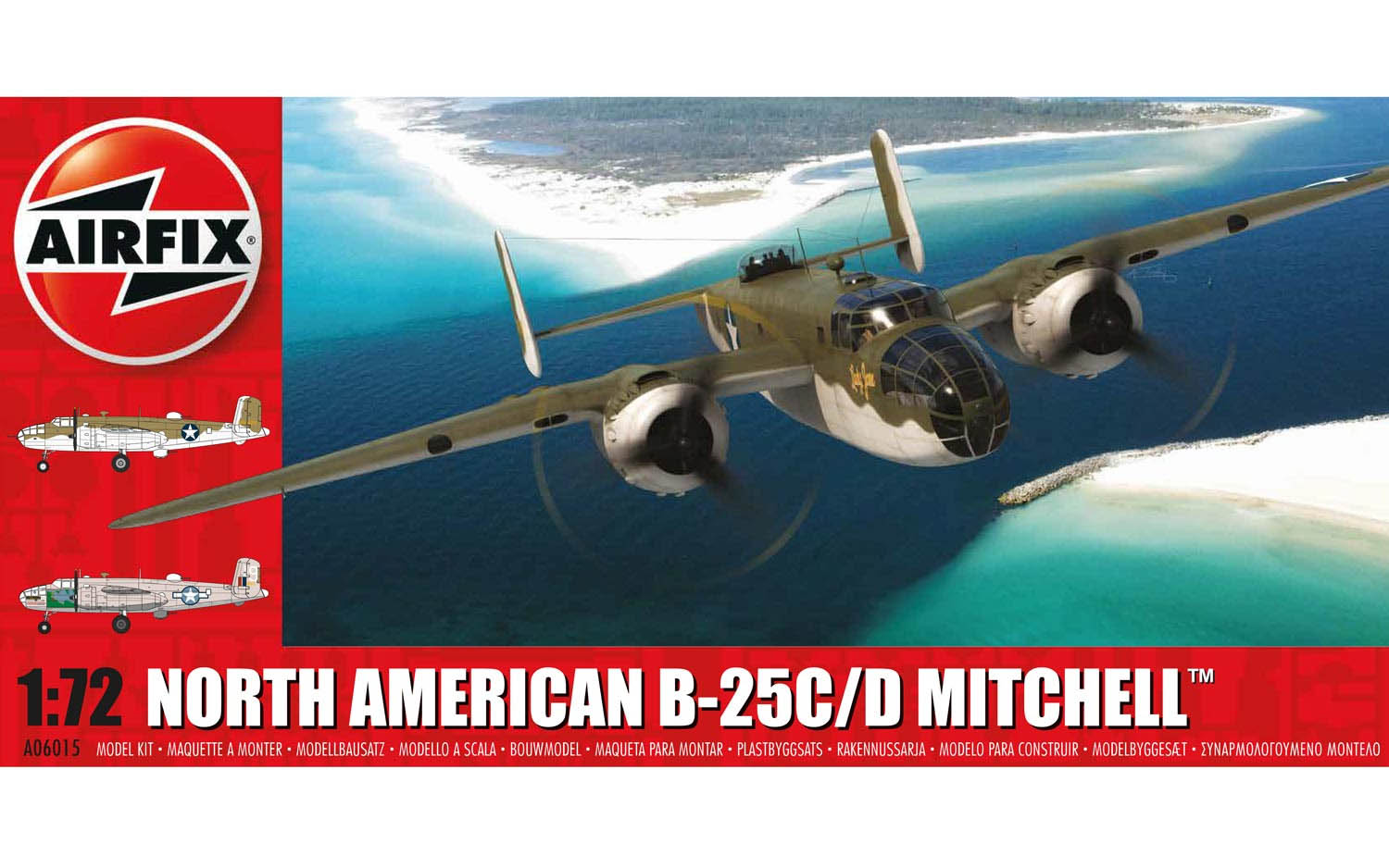 North American B-25C/D Mitchell - Airfix A06015 | kingshobby.com