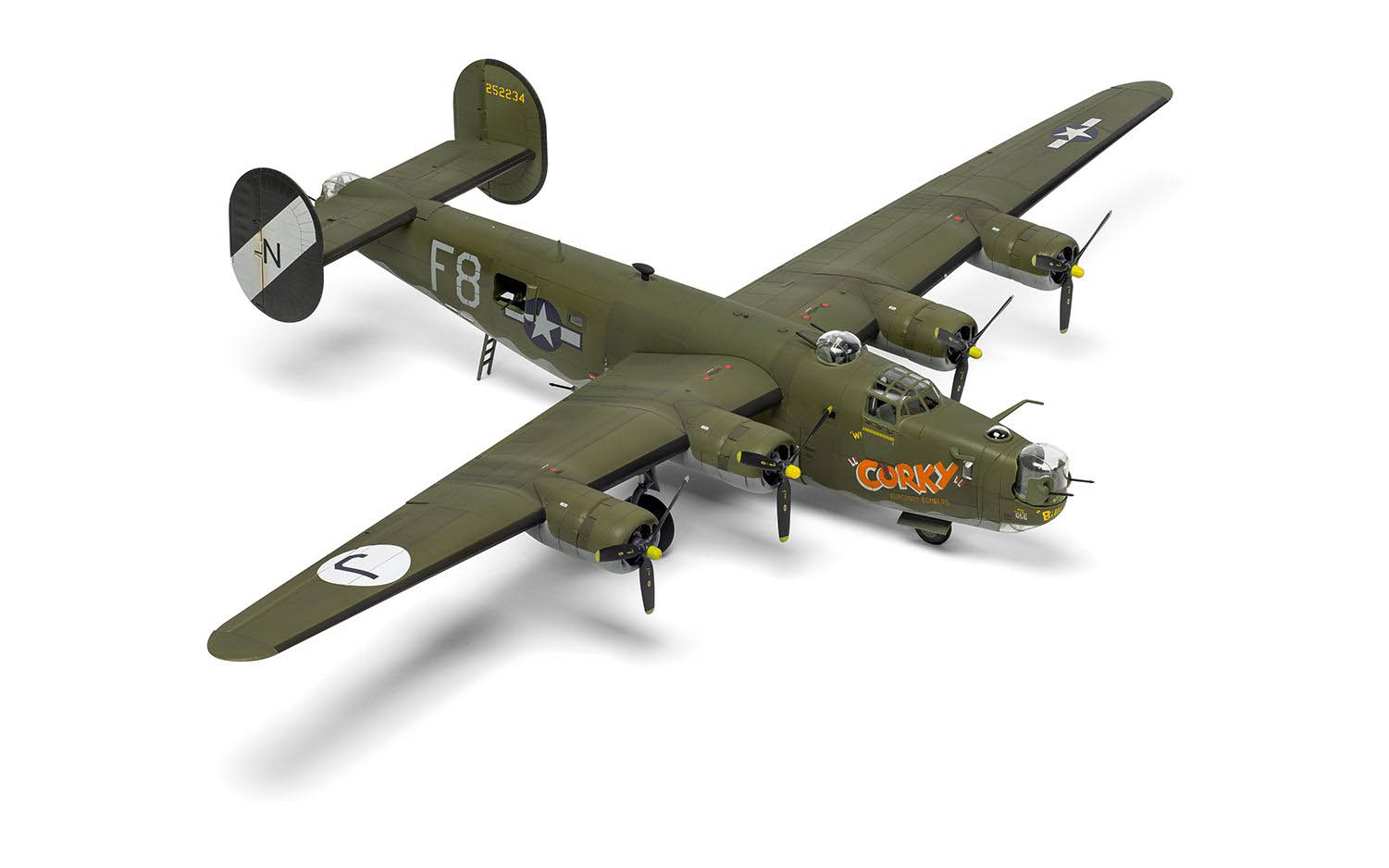 thumbnail image 2 of Airfix 1:72 Scale Consolidated B-24H Liberator Plastic Model Kit A09010 2 of 4
