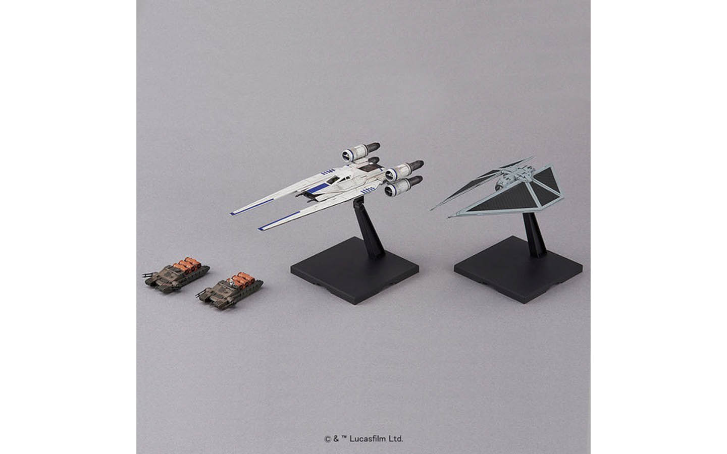 U-Wing Fighter & Tie Striker, Star Wars, Rogue One - Bandai