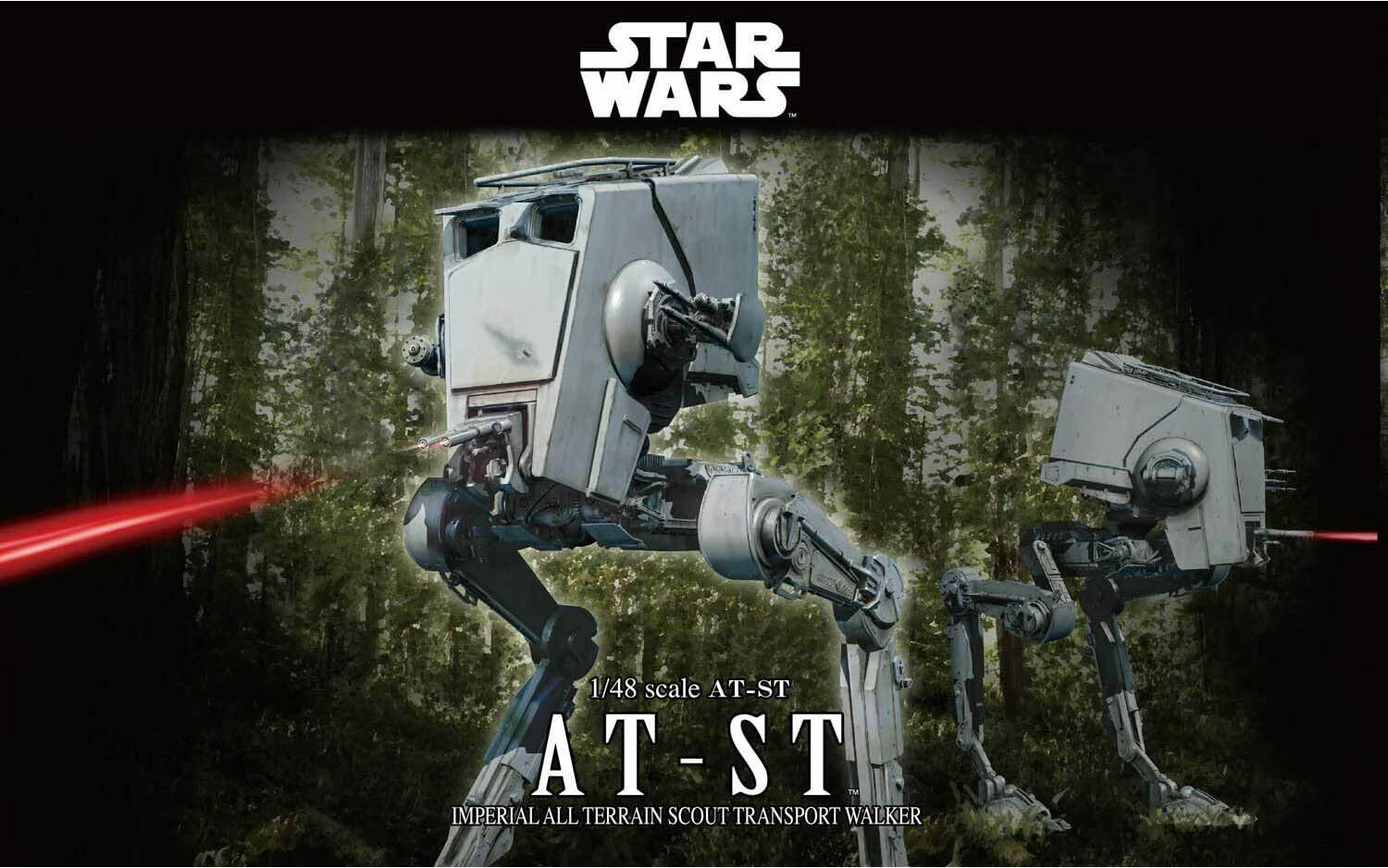 AT-ST, Imperial All Terrain Scout Transport Walker, Star Wars - Bandai ...