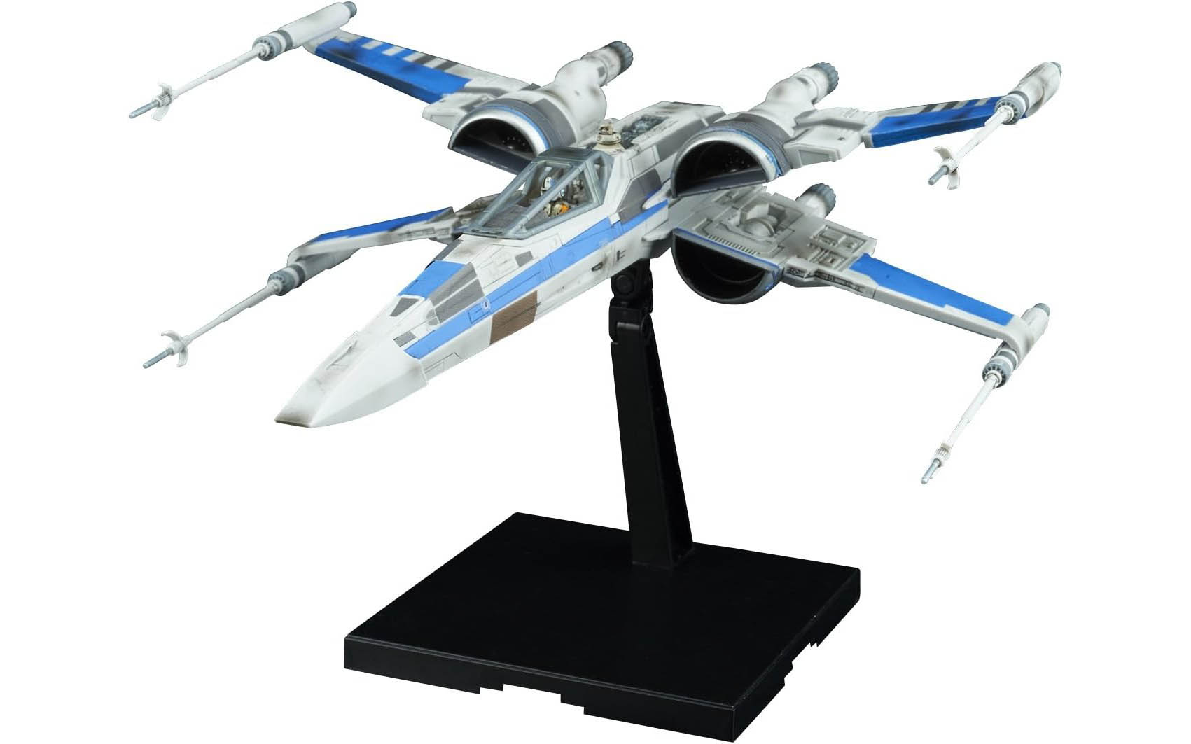 Blue Squadron Resistance X-Wing Fighter, Star Wars Bandai 223296