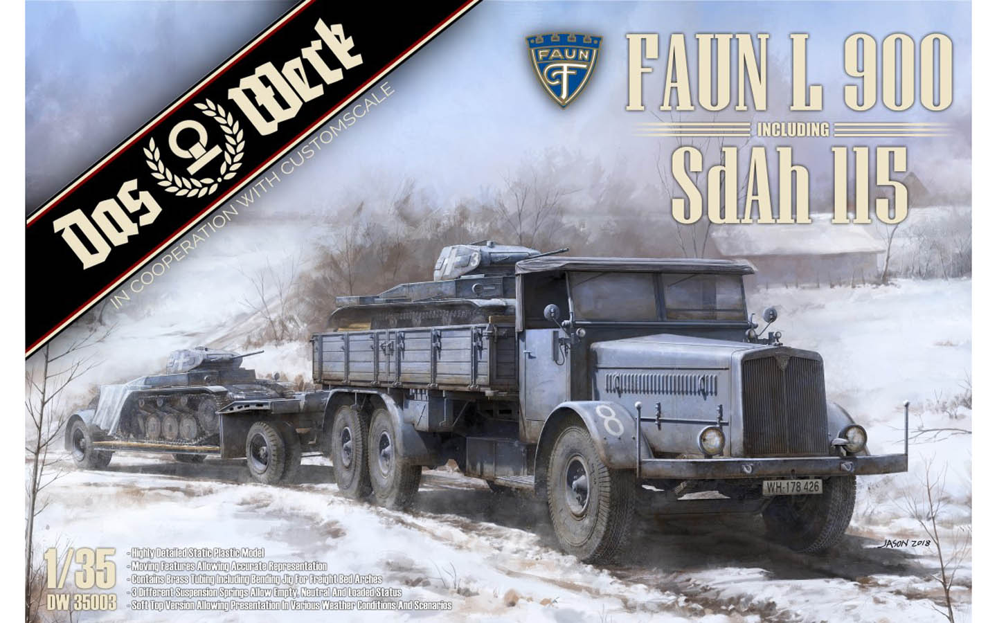 Faun L900 incl. Sd.Ah.115 - Das Werk DW35003 | kingshobby.com