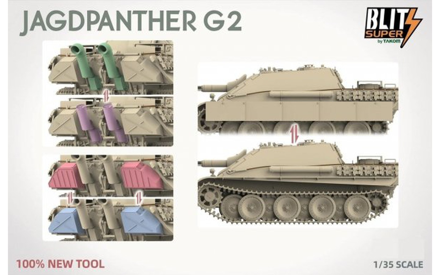 Jagdpanther G2, Sd.Kfz. 173 - Das Werk DW35042 | kingshobby.com