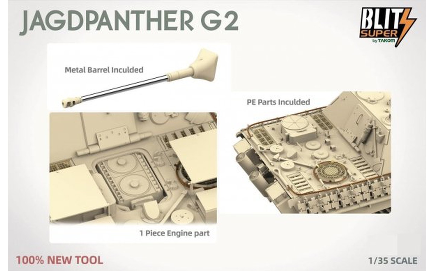Jagdpanther G2, Sd.Kfz. 173 - Das Werk DW35042 | kingshobby.com