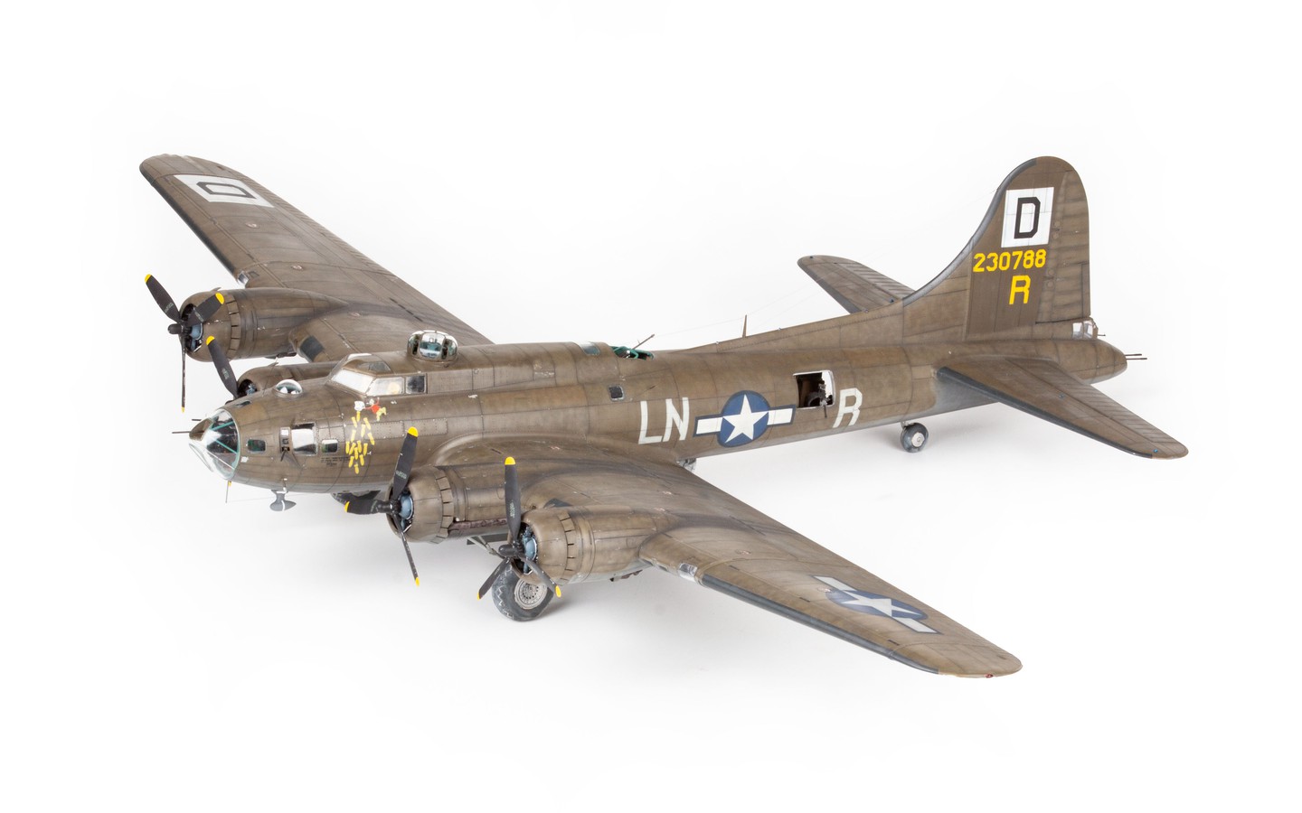 B-17F FLYING FORTRESS 1/48 モデルコレクト Eduard 1/48 B-17F Flying Fortress build