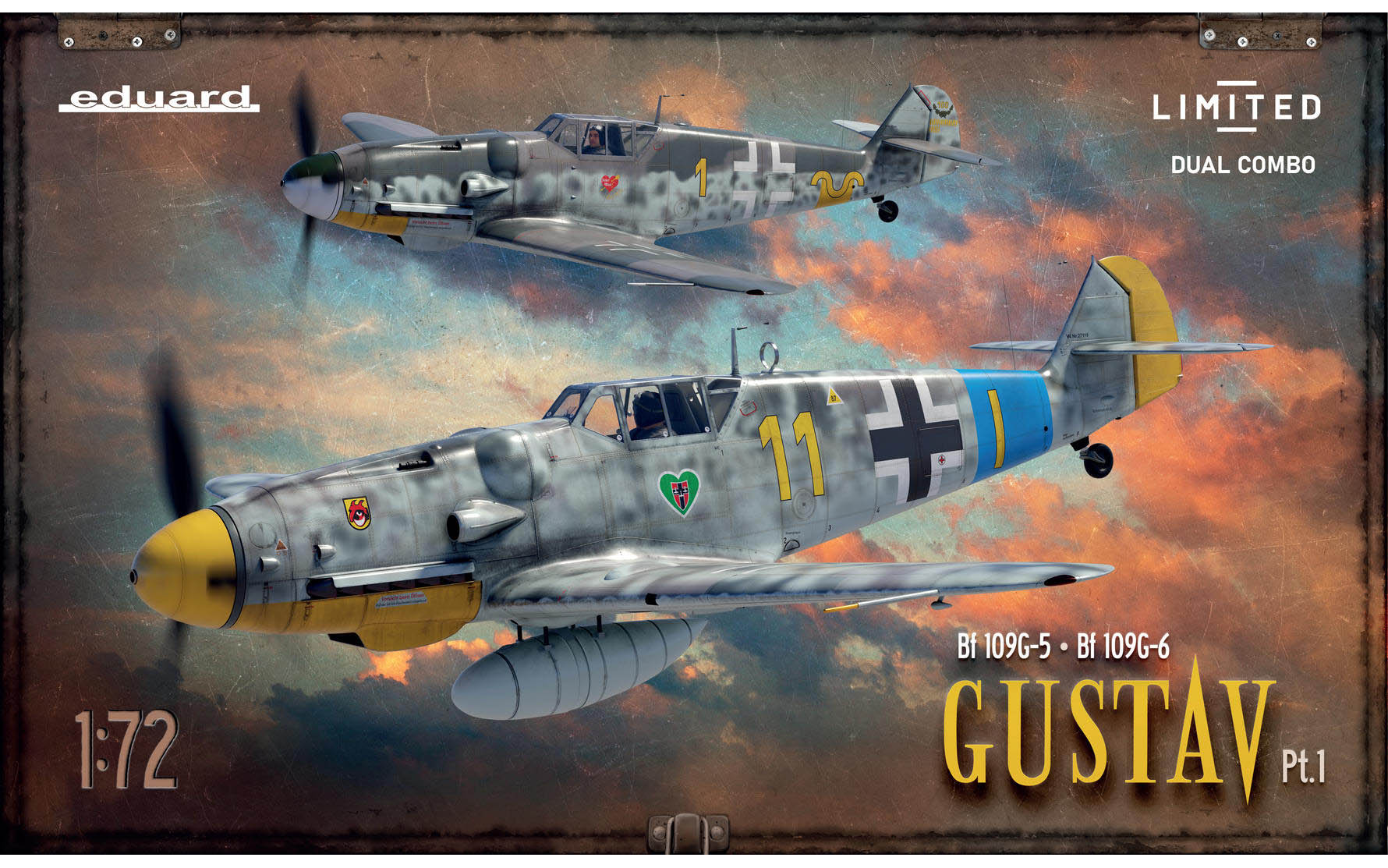 Gustav Pt.1 Bf 109 G-5 & G-6, Dual Combo, Limited Edition - Eduard