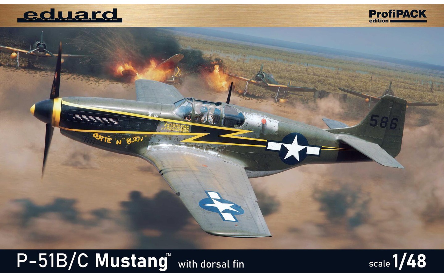 P-51B/C Mustang with Dorsal Fin, ProfiPACK - Eduard 82108