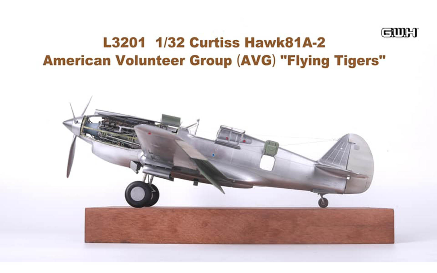 Curtis Hawk 81-A2 - Flying Tigers (P-40B Tomahawk) - GWH L3201