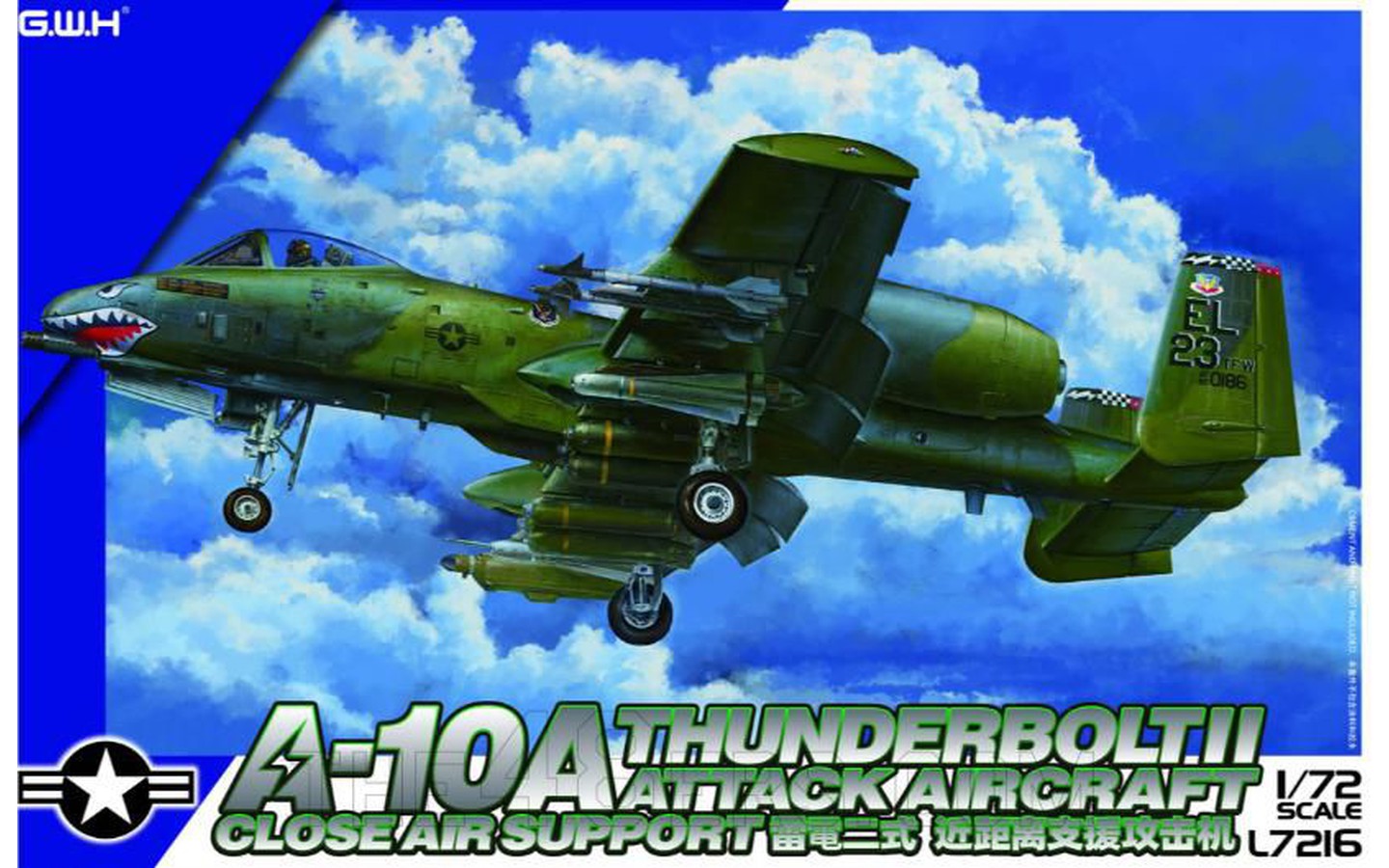 A-10A Thunderbolt II, Close Air Support Attack Aircraft - GWH