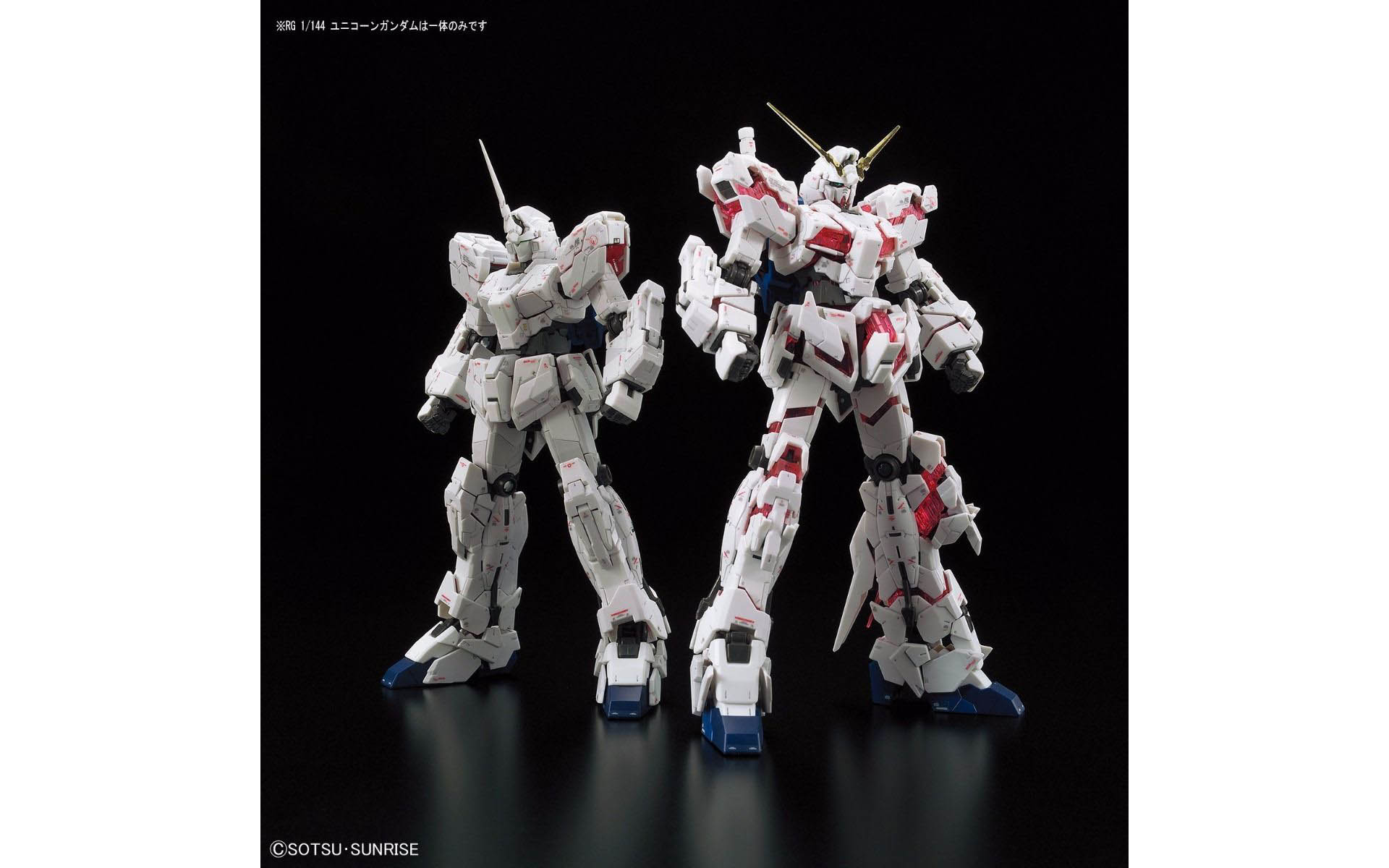 RG Unicorn Gundam - Full Psycho-Frame Prototype Mobile Suit