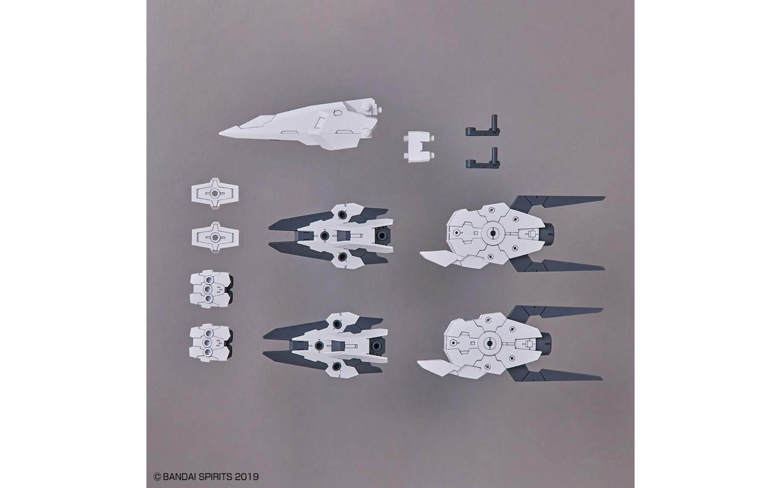 30mm 10個セット　未組立　箱痛み　30minutes missions 30MM 1/144 OPTION PARTS SET 13 (LEG BOOSTER UNIT / WIRELESS