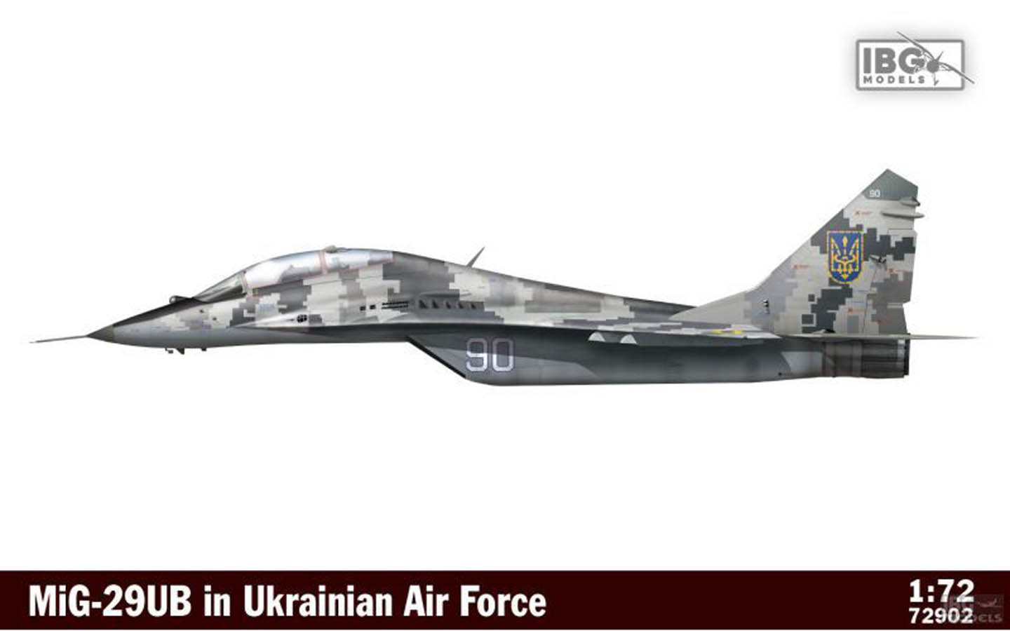MiG-29UB in Ukrainian Air Force - IBG 72902 | kingshobby.com