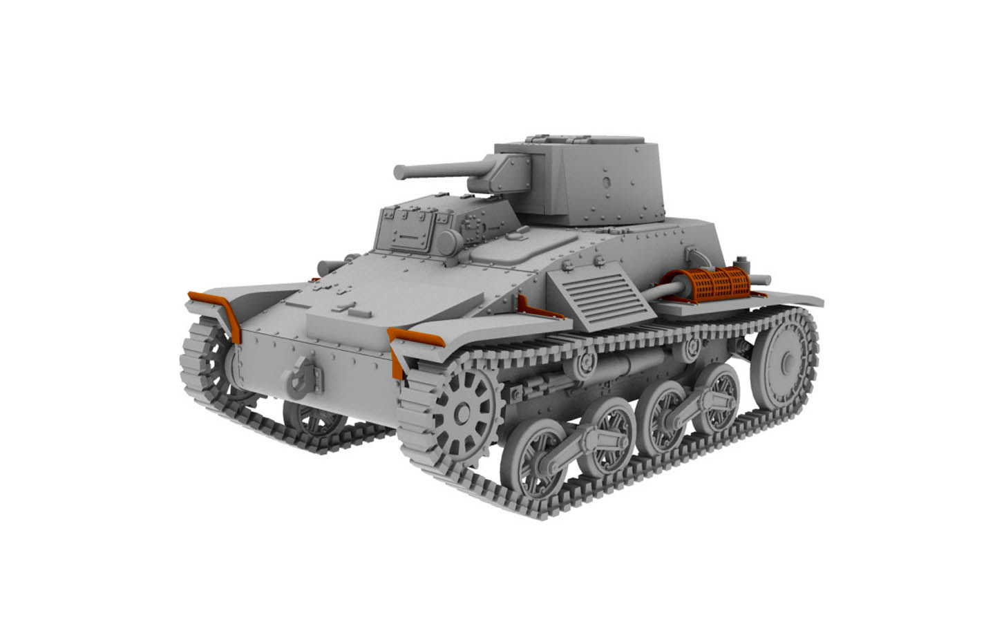 Type 94 Japanese Tankette with 37mm gun - IBG 72046 | kingshobby.com