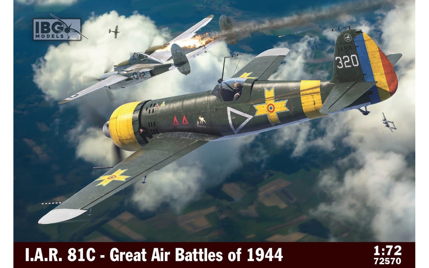 Kit Aereo IBG 1/72 - I.A.R. 81C 'Great Air Battles Of 1944' - Modellismo Militare (IBG 72570)
