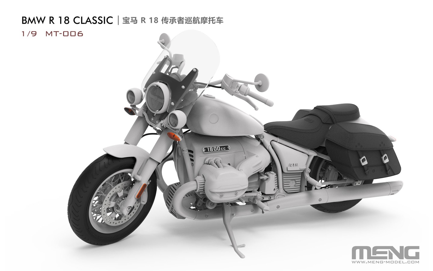 1/9 BMW R nine T 「MOTORCYCLE SERIES」 Meng 1/9 BMW Motorcycle R NINE T Street Bike (PRE-COLORED