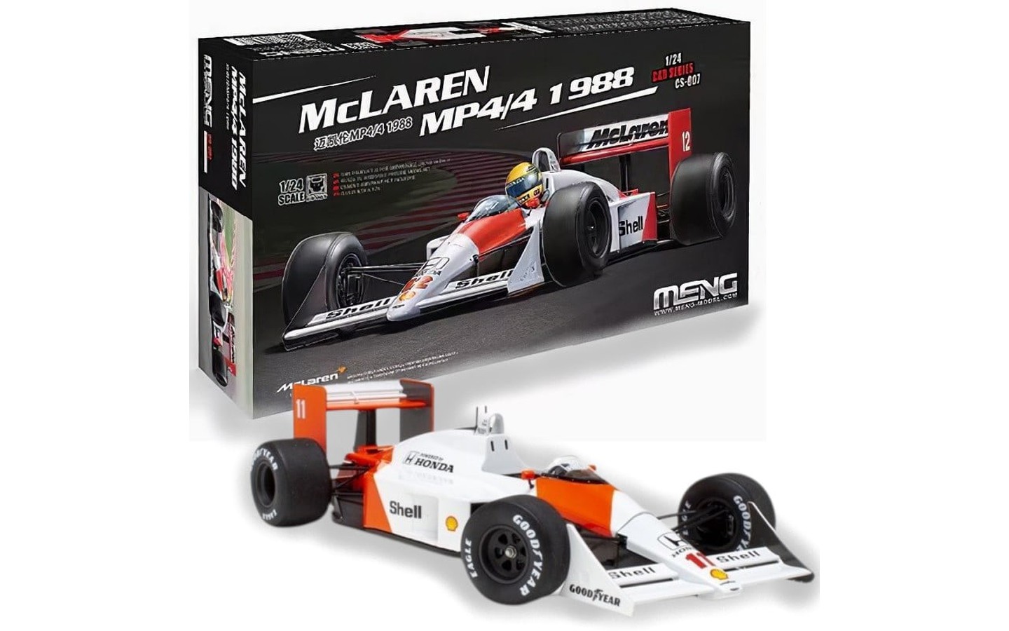 McLaren MP4/4 1988 - Meng CS-007 | kingshobby.com