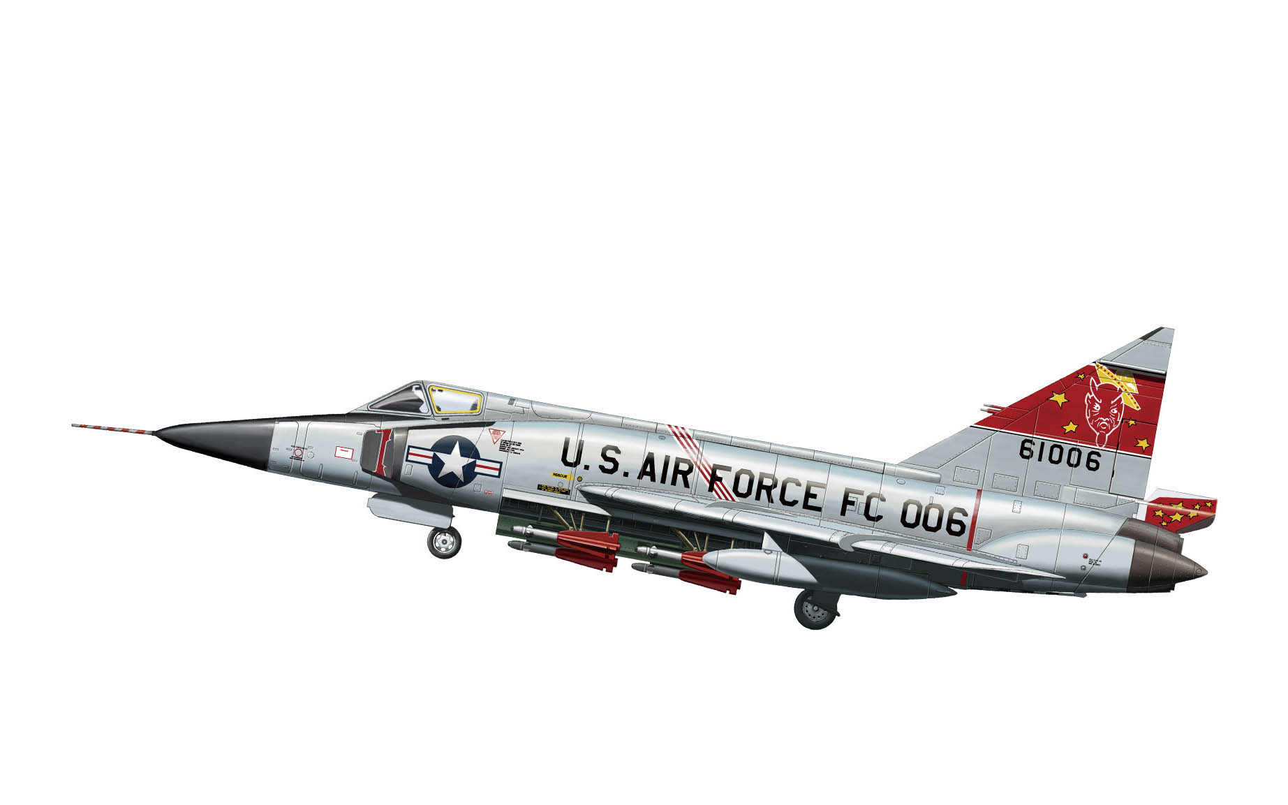 F-102 Delta Dagger 1/48 プラモデル F-102A Delta Dagger (1/48) Encore | Glenn Hoover Models