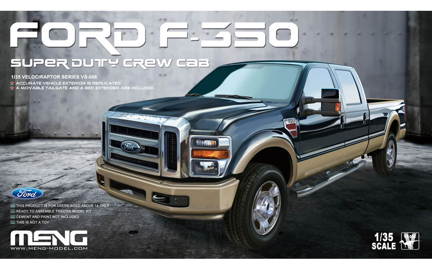 Ford F-350 Super Duty Crew Cab - Meng VS-006 | kingshobby.com
