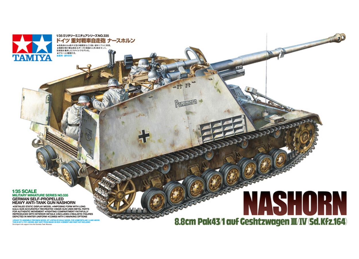 Nashorn Heavy Tank Destroyer - Tamiya 35335 | kingshobby.com