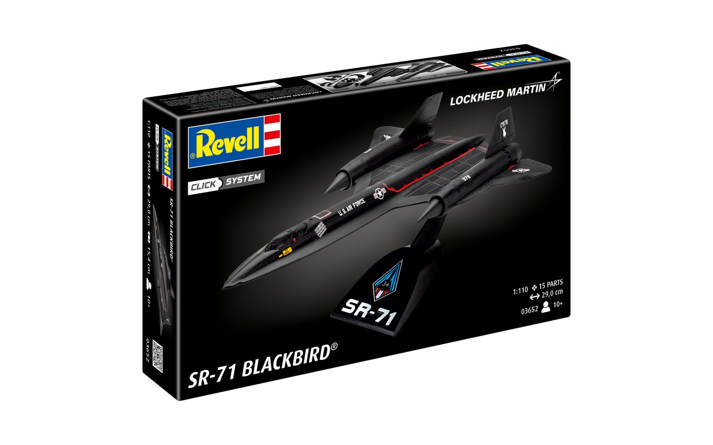 Lockheed SR-71 Blackbird Easy-Click-System - Revell 03652