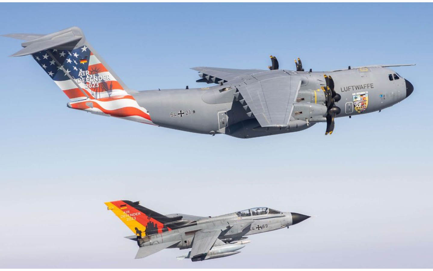 Air Defender 2023, A400M Atlas & Tornado Aircrafts - Revell