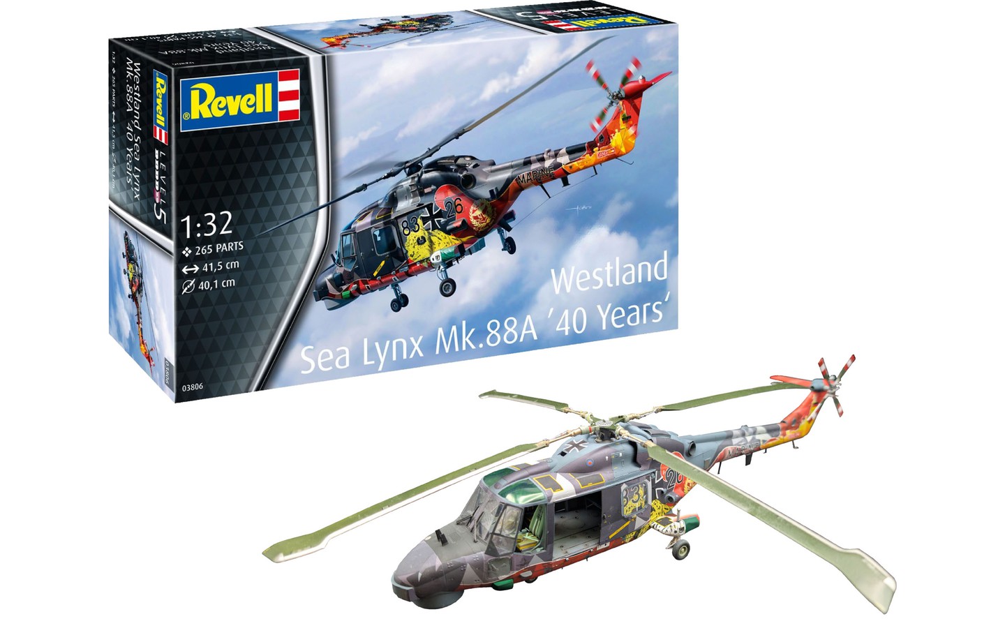 Westland Sea Lynx Mk.88A 40 Years Special Edition - Revell 03806