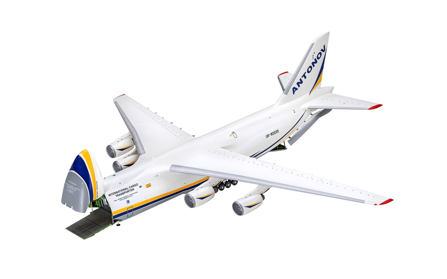 Revellプラモデル　ANTONOV AN-124 RUSLAN Revell model kit Antonov AN-124 Ruslan 03807 | WINGSMO.com