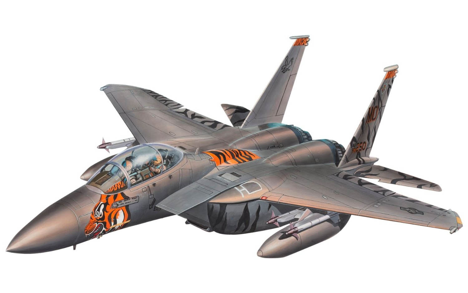 F-15 E Strike Eagle - Easy Kit - Revell 06649 | kingshobby.com