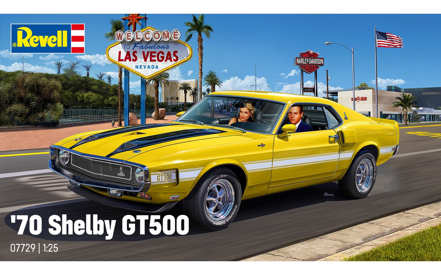 Revell SHELBY GT 500 プラモデル 1/25スケール Revell 1/25 Shelby GT 500 1970 14563 – Burbank's House of