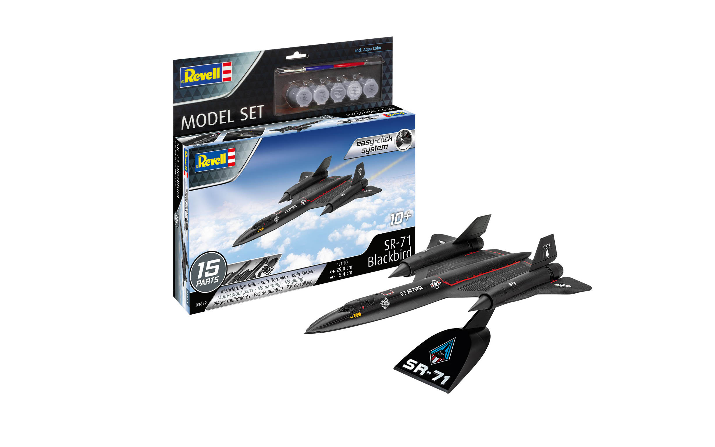Lockheed SR-71 Blackbird - Model Set - Revell 63652 | kingshobby.com
