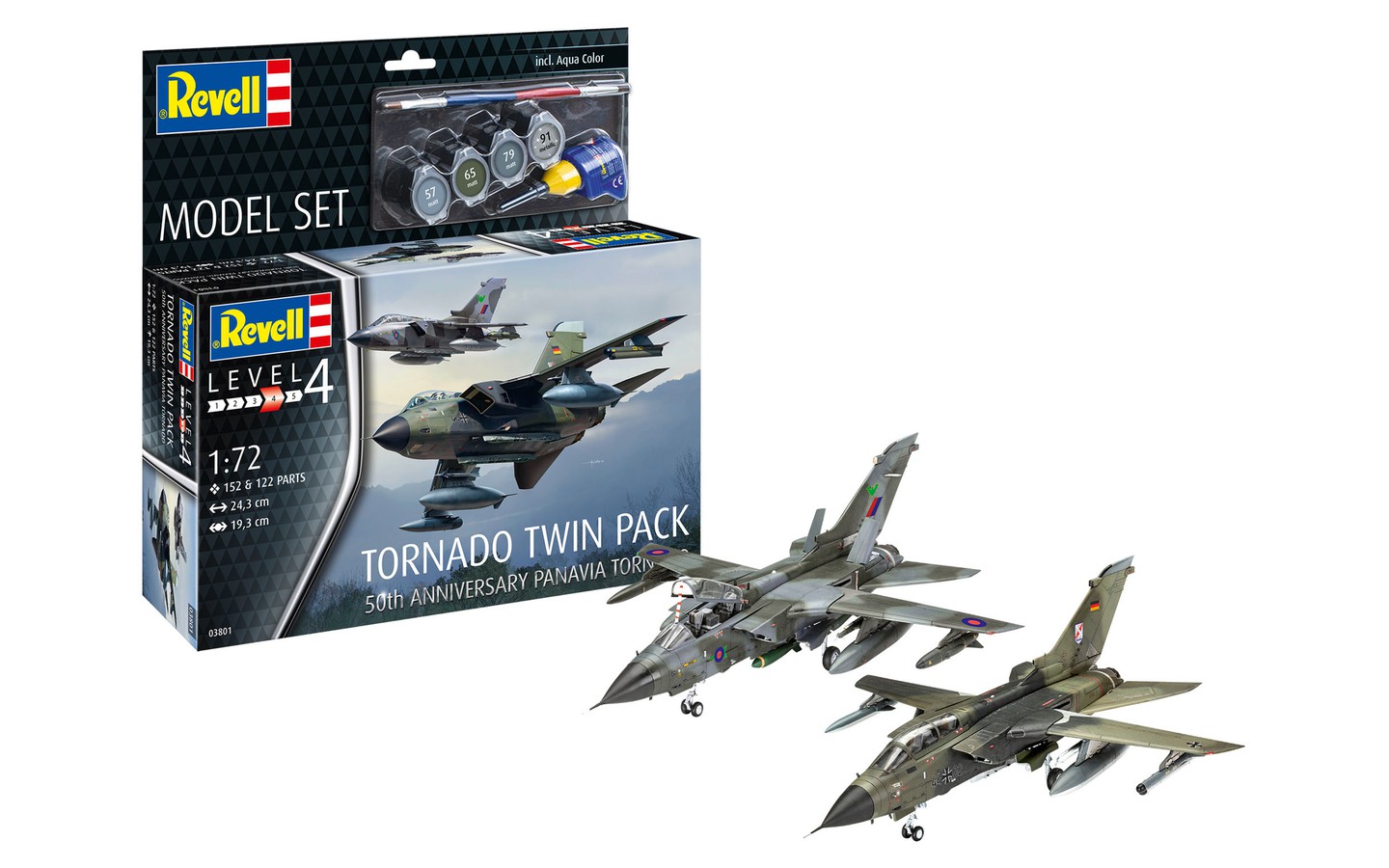 Tornado Twin Pack 50th Anniversary Model Set - Revell 63801