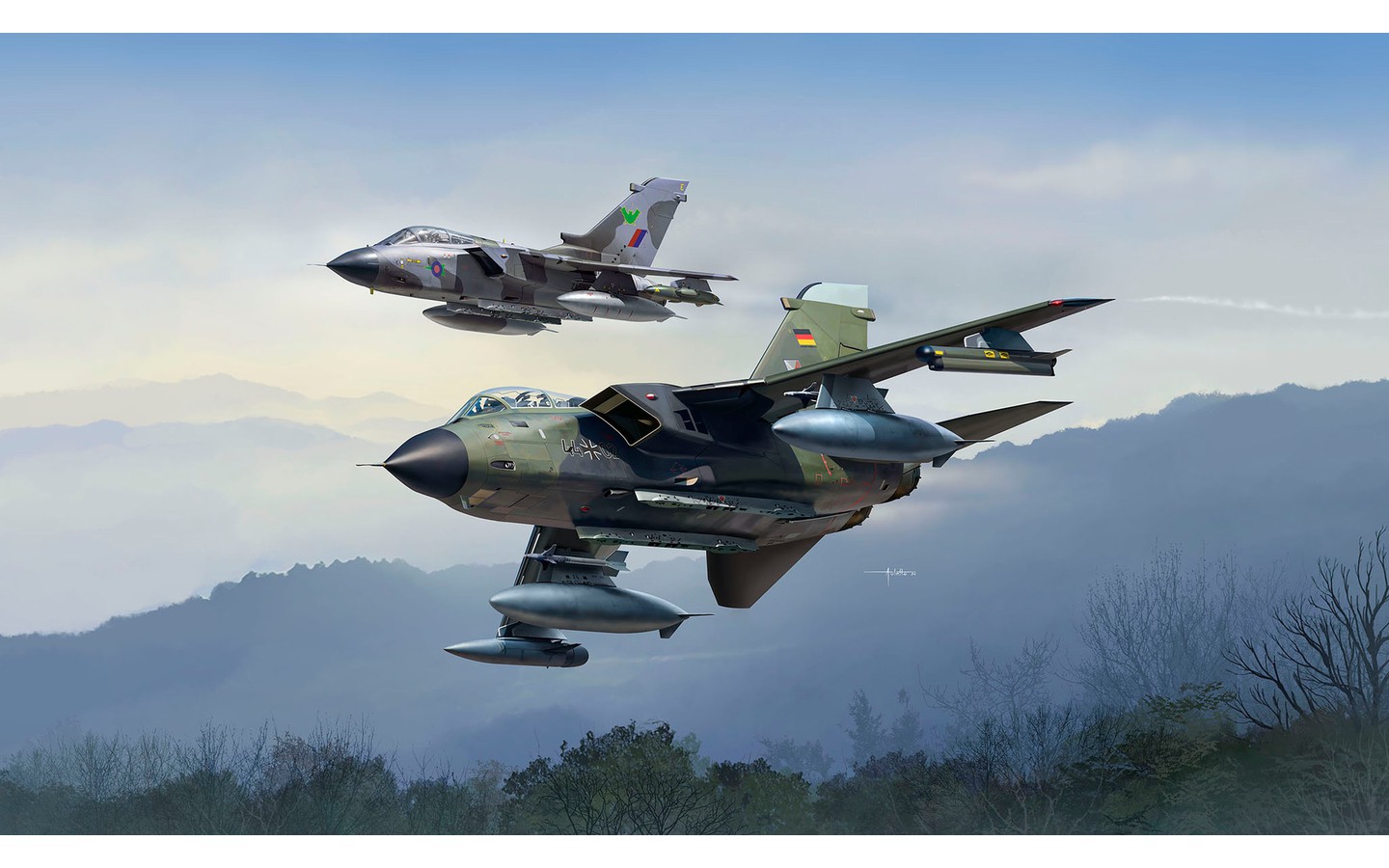 Tornado Twin Pack 50th Anniversary Model Set - Revell 63801