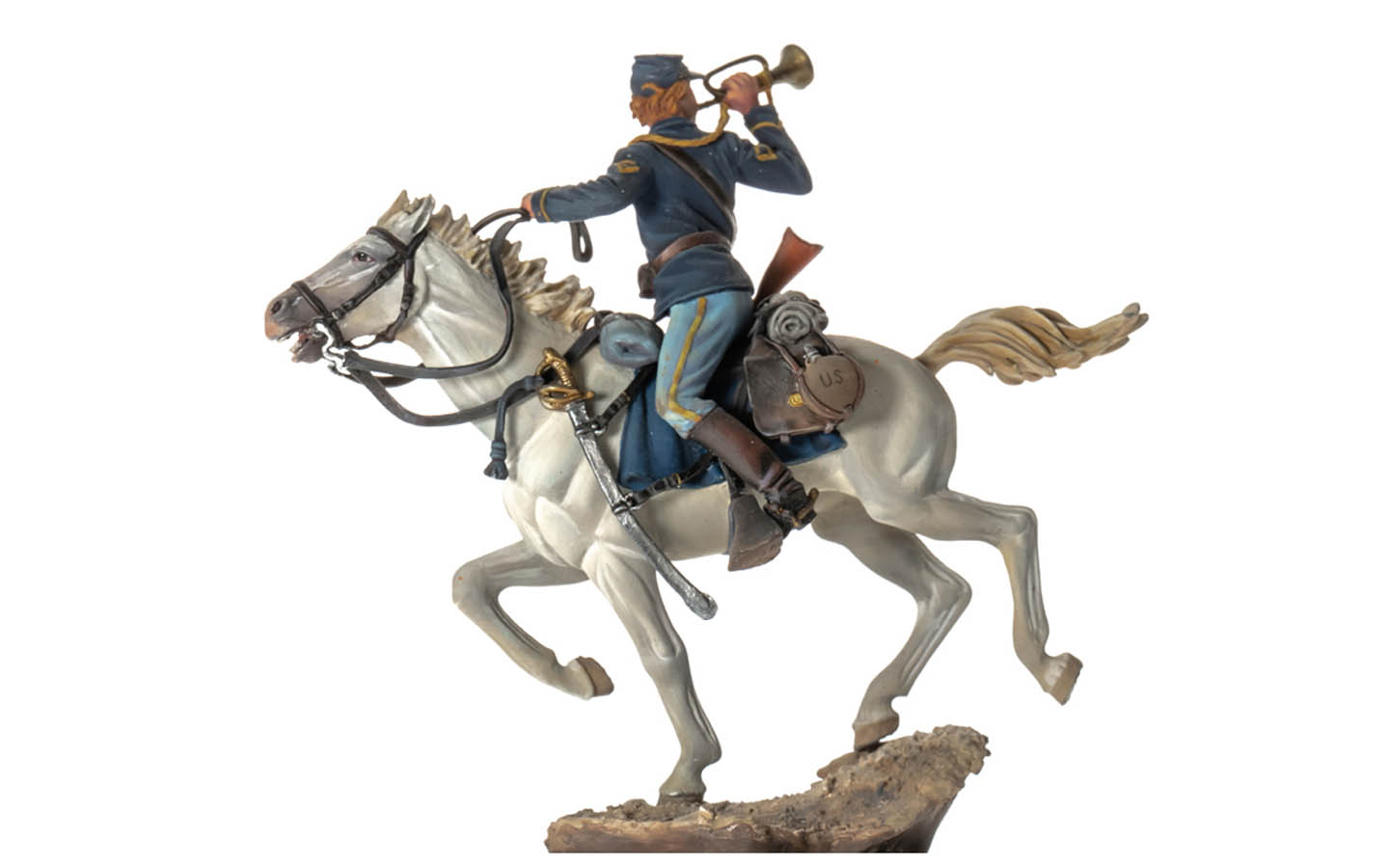 U.S. Cavalry Bugler, 1876 - The Golden West - Andrea S4-F45 ...