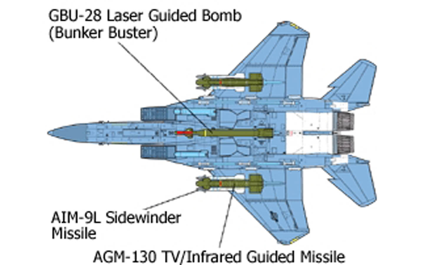 F-15E Strike Eagle - Bunker Buster - Tamiya 60312