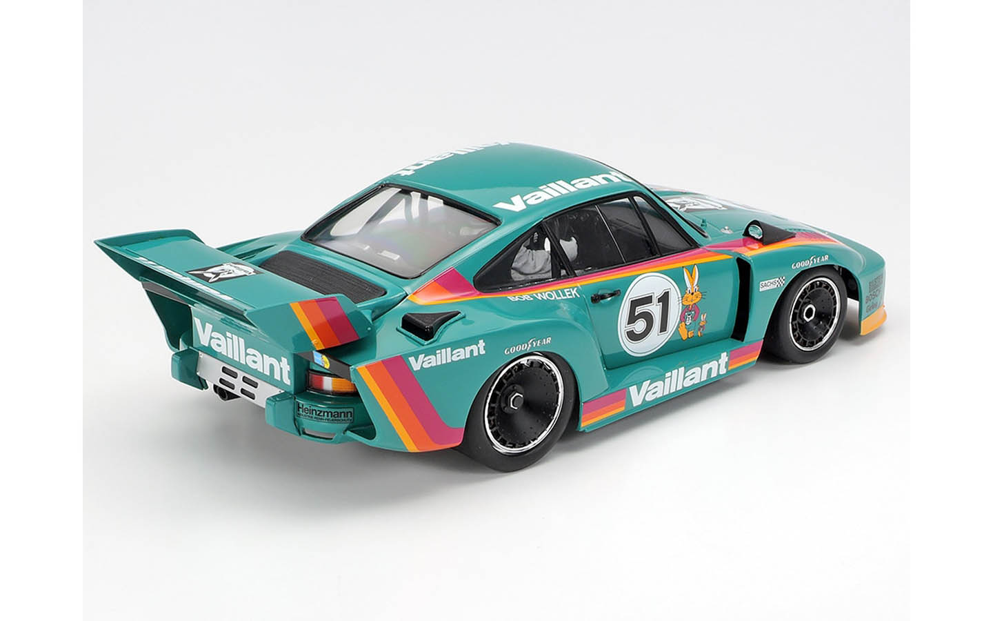 TAMIYA 1/20 Scale Porsche 935 Valliant Model Kit - Detailed Racing Car With Turbo Engine & Driver Figure