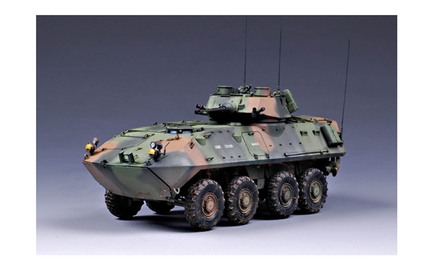 thumbnail image 2 of HO Scale 1:87 USMC LAV-25 3D Printed Hand Painted Model - OD Green, Resin, Pre-built 2 of 5