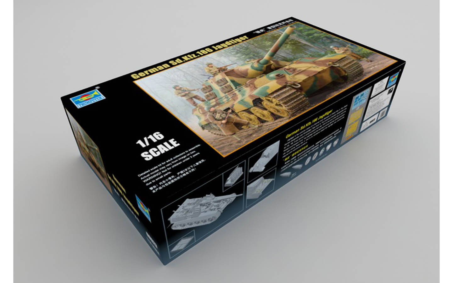 German Sd.Kfz. 186 Jagdtiger Tank - Trumpeter 00923 | kingshobby.com