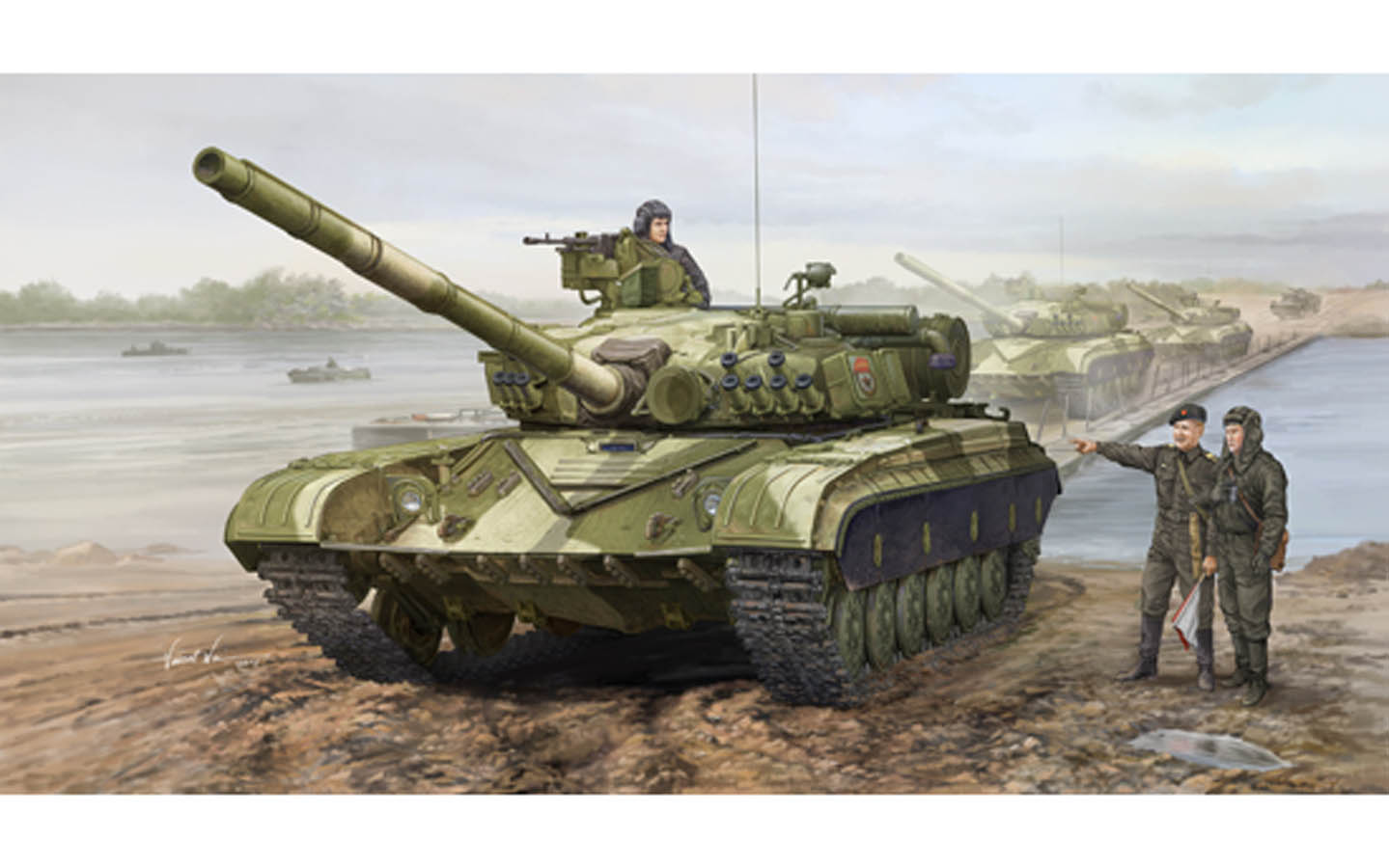 Soviet T-64A Model 1981 - Trumpeter 01579 | kingshobby.com