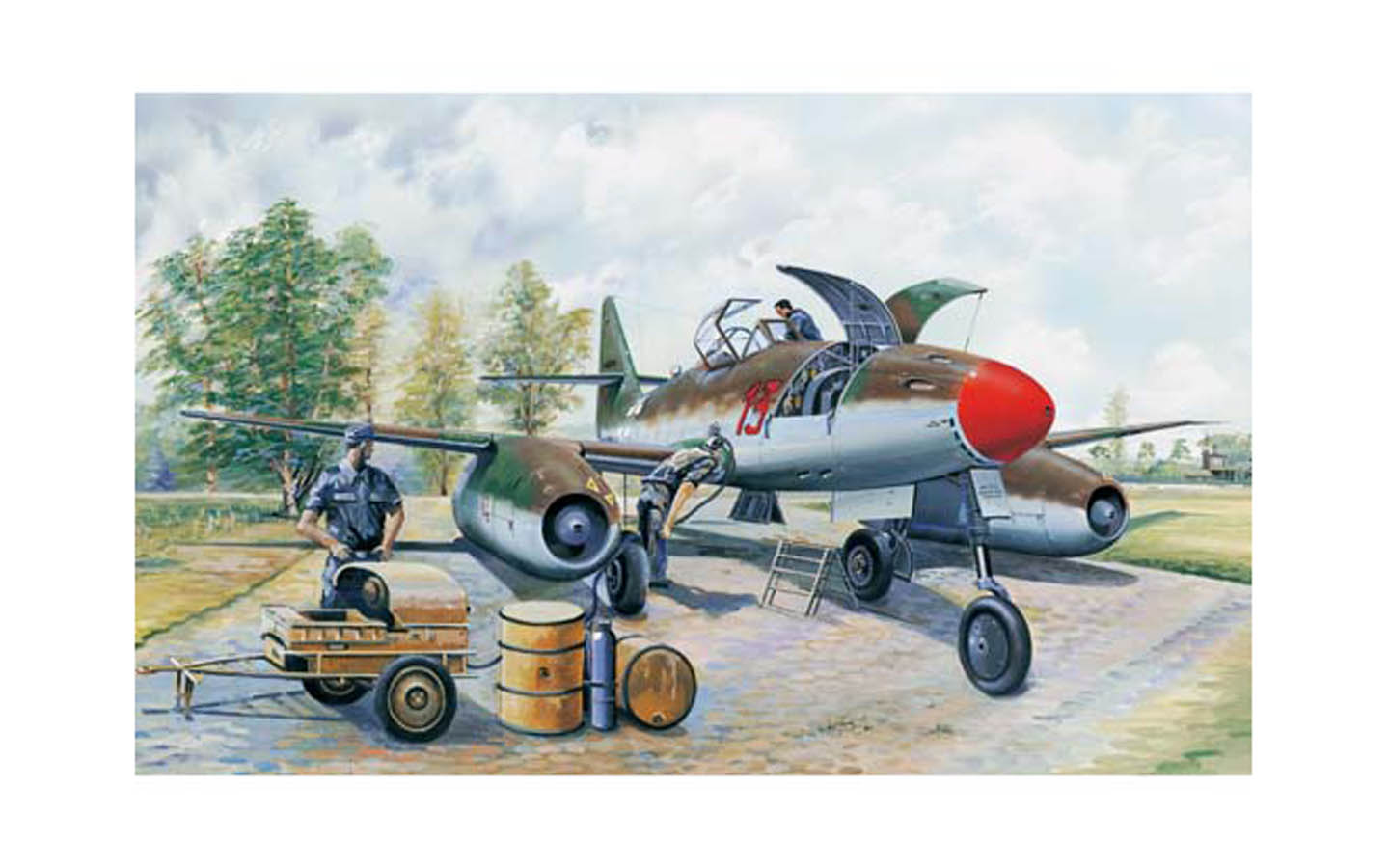 Messerschmitt Me 262A-1a, Clear edition - Trumpeter 02261 | kingshobby.com