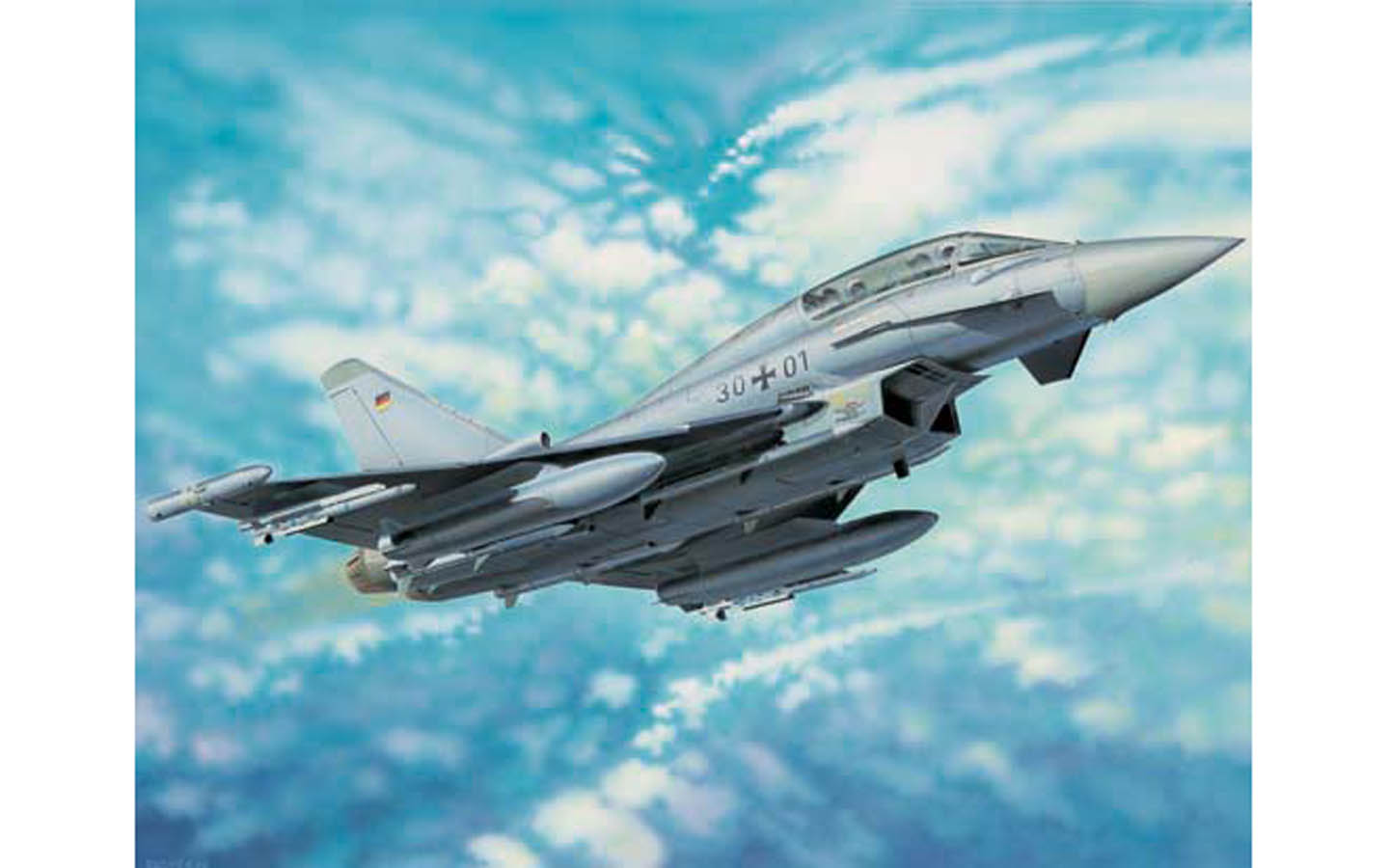 EF-2000B Eurofighter Typhoon - Trumpeter 02279 | kingshobby.com