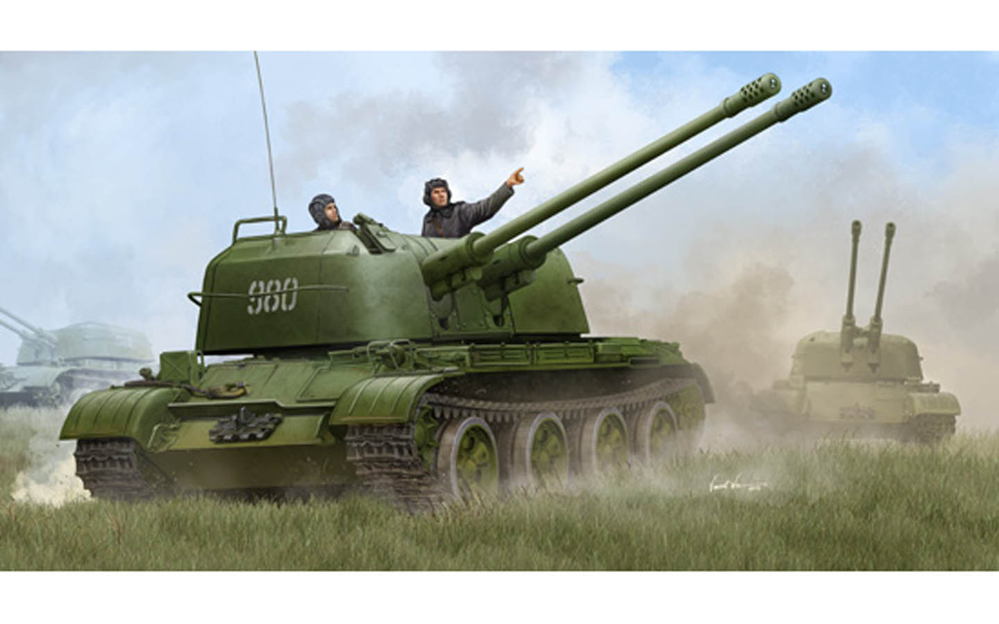 トランペッター ロシアZSU-57-2SPAAG Russian ZSU-57-2 SPAAG - Trumpeter 05559 | kingshobby.com