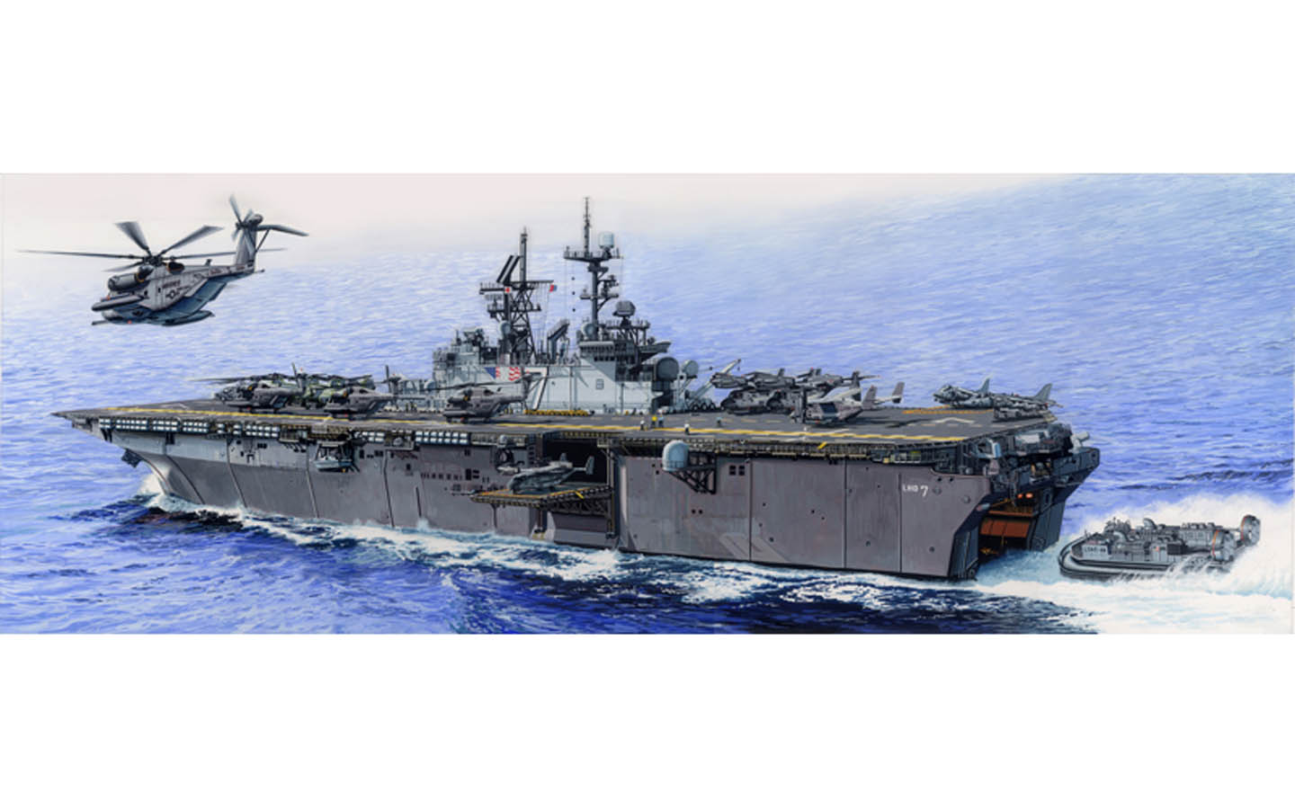 USS Iwo Jima LHD-7 - Trumpeter 05615 | kingshobby.com