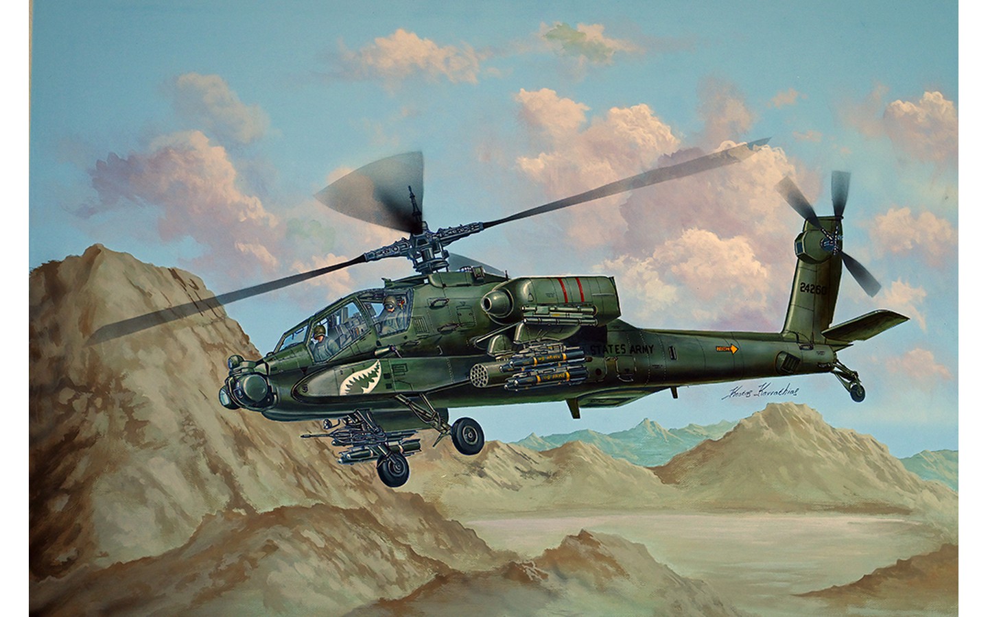 AH-64A Apache - Trumpeter 05838 | kingshobby.com