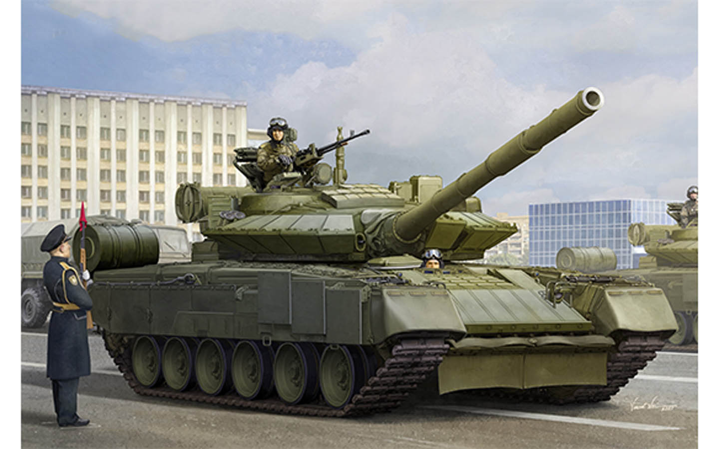 Russian T-80BVM MBT (Marine Corps) - Trumpeter 09588 | kingshobby.com