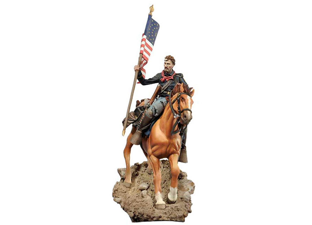 U.S. Cavalry Flag Bearer, 1876 Andrea S4F44