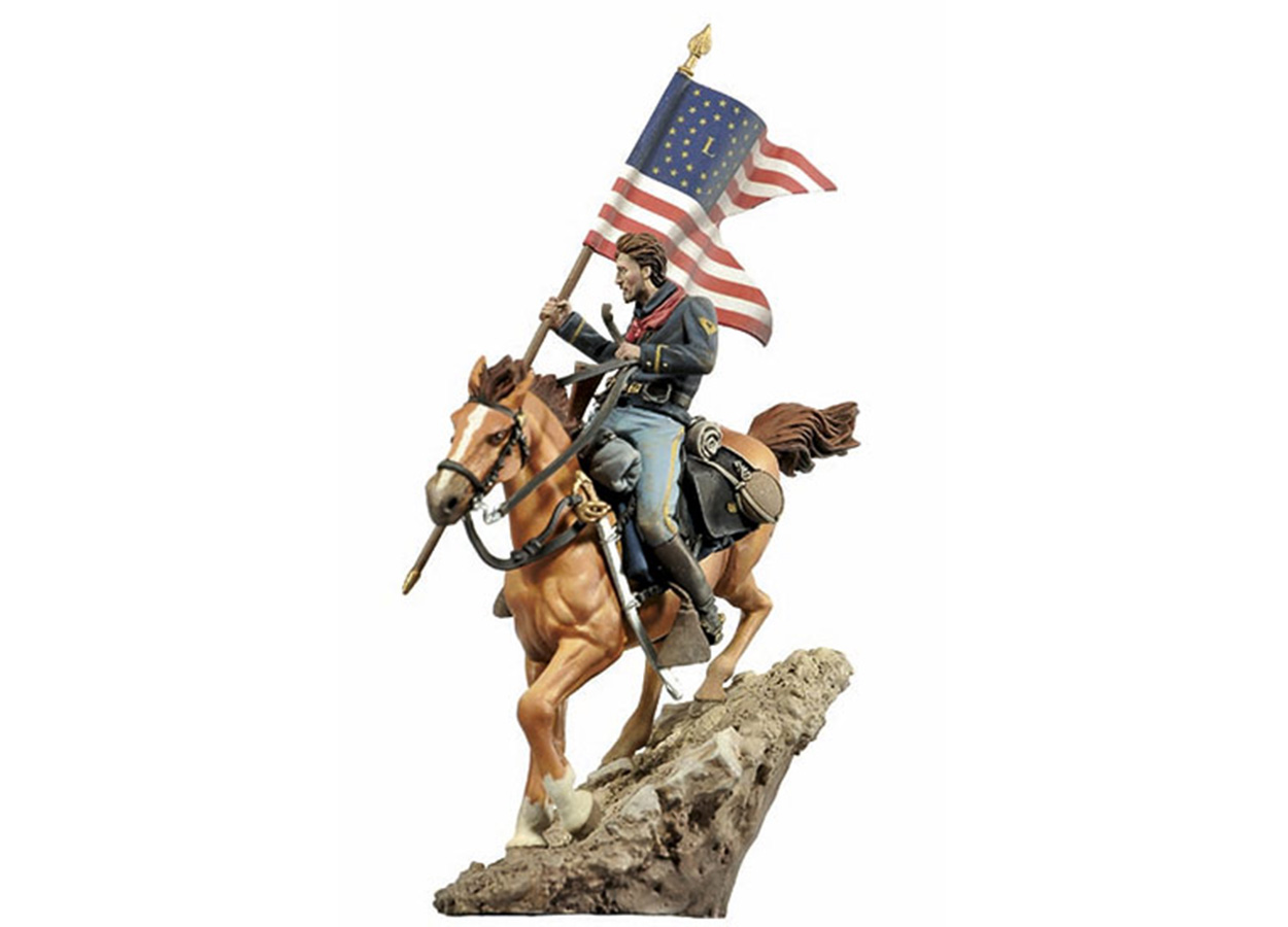U.S. Cavalry Flag Bearer, 1876 Andrea S4F44