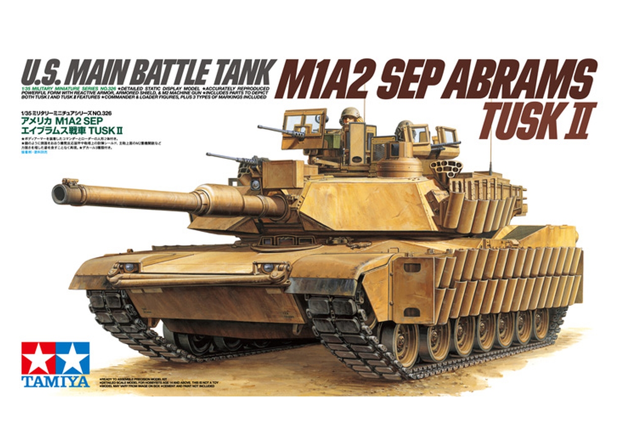 US M1A2 SEP Abrams Tusk II - Tamiya 35326 | kingshobby.com